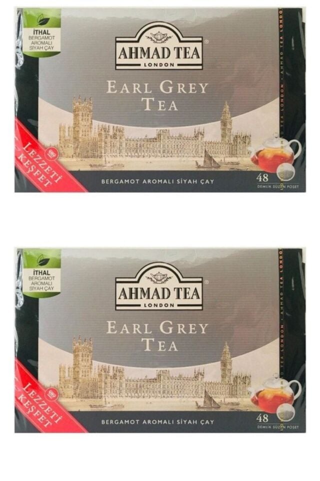 Earl Grey Demlik Poşet Çay 48'li X 2 Adet