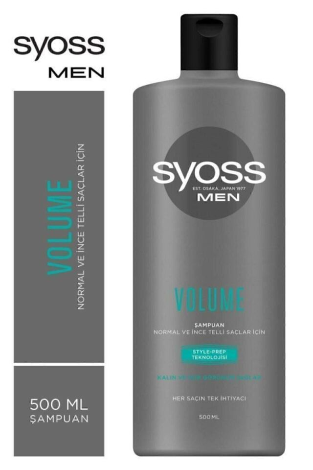 Men Volume Şampuan 500 ml - Kalın ve Gür Görünüm İçin