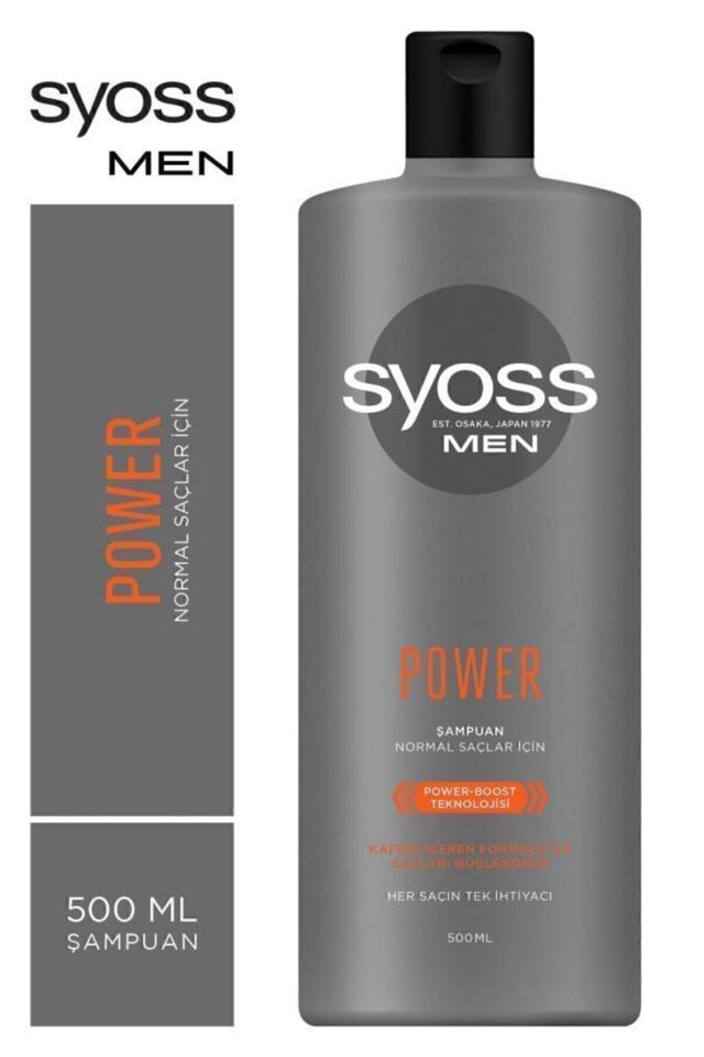 Men Power Güçlendirici Şampuan 500 ml - 2 Adet - Saç Güçlendirme