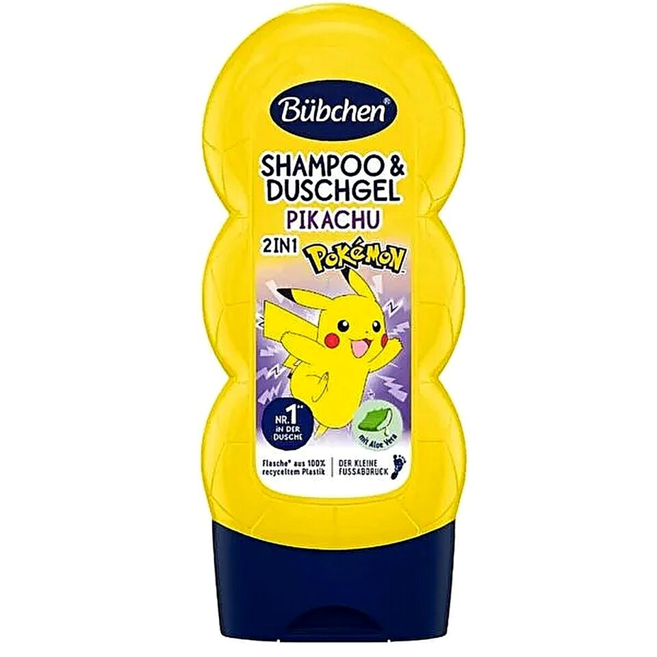 Bübchen Pikachu 2in1 Şampuan & Duş Jeli
