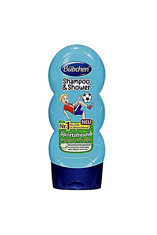 Bübchen Çocuk Şampuan&Duş Jeli 2 in 1 Sporty Friend 230 ml