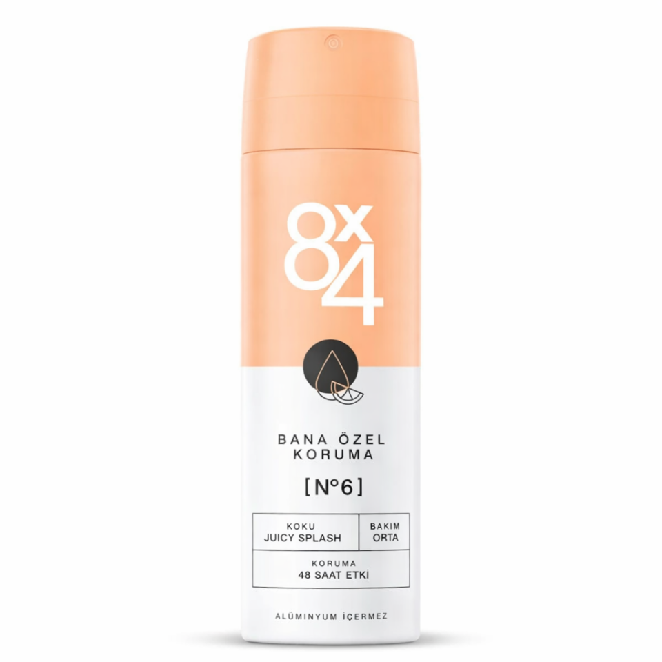 8x4 Deodorant 150ml Bana Özel Koruma No:6 Juıcy Splash