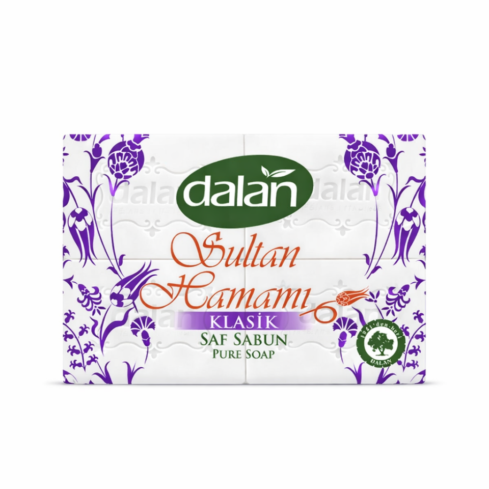 Dalan Sultan Hamamı Klasik Saf Beyaz Sabun 4 X 125 gr