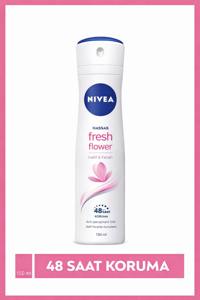 NIVEA Kadın Deo Sprey Fresh Flower 150 ml