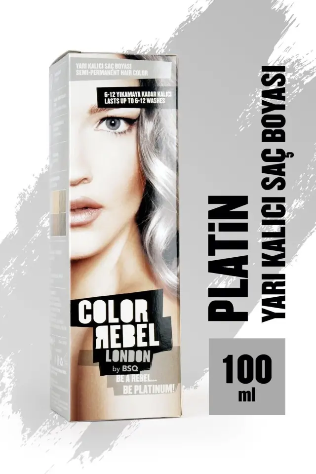 Color Rebel London Color Rebel Parabensiz & Amonyaksız Platinyum Geçici Saç Boyası