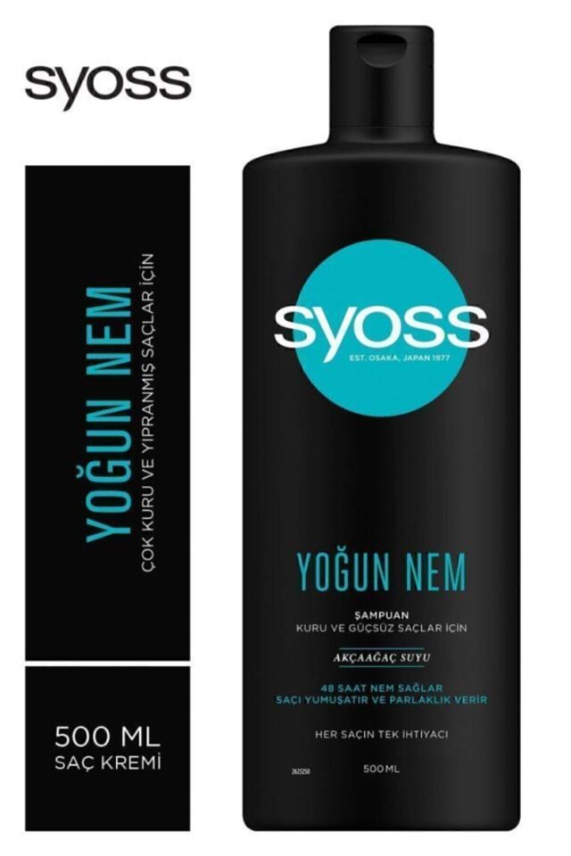 Yoğun Nem Şampuan 500 ml - Derin Nemlendirme