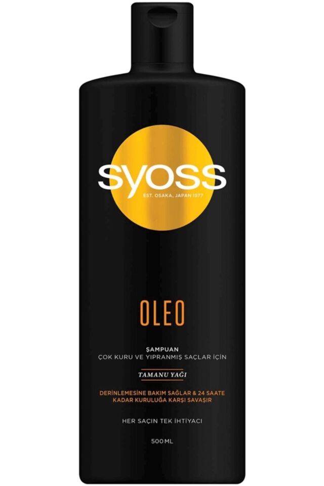 Oleo Şampuan Tamanu Yağı Çok Kuru Ve Yıpranmış Saçlar Için 500 Ml