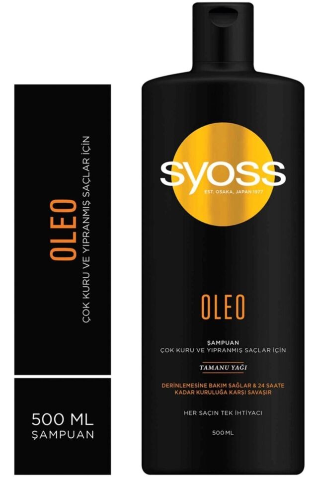 Oleo Şampuan Tamanu Yağı Çok Kuru Ve Yıpranmış Saçlar Için 500 Ml