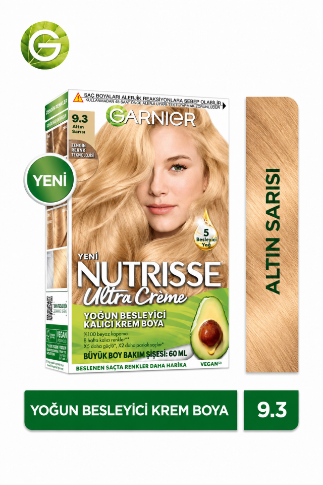 Nutrisse Yoğun Besleyici Saç Boyası 9.3-