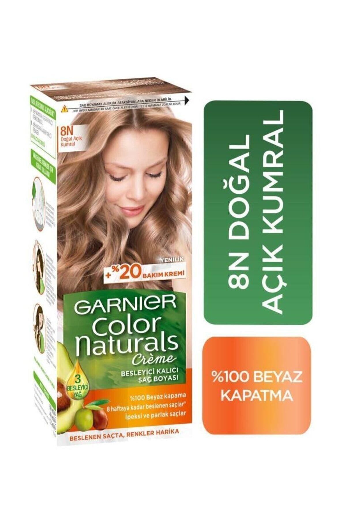 Saç Boyası - Color Naturals 8N Doğal Açık Kumral