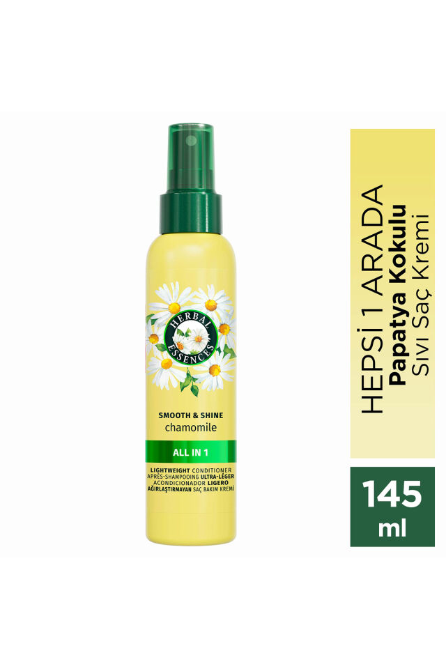 Herbal Essences Parlak /Pürüzsüz Papatya Kokulu Hepsi Bir Arada Ağırlaştırmayan Sıvı Saç Kremi 145ml