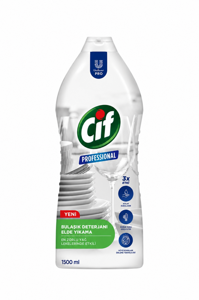 Cif U-pro Elde Bulaşık Deterjanı 1500ml