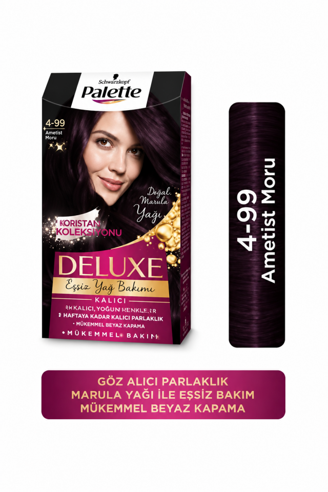 Deluxe Saç Boyası 4-99 Patlıcan Moru
