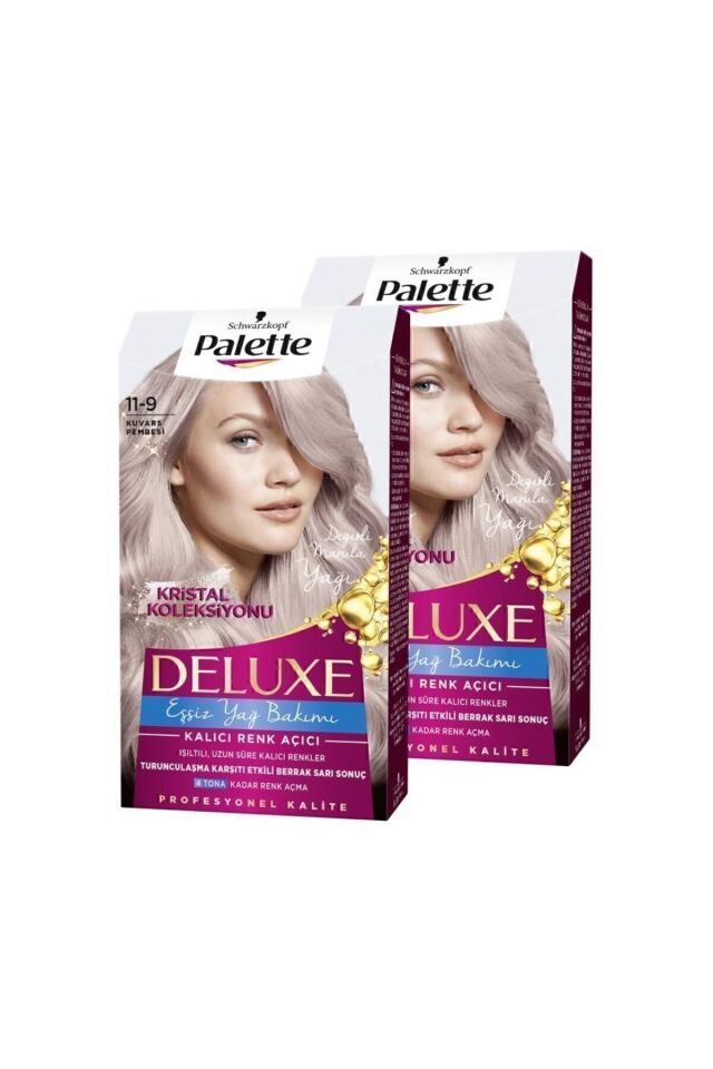 Palette Deluxe 11-9 Kuvars Pembesi X 2 Adet Saç Boyası