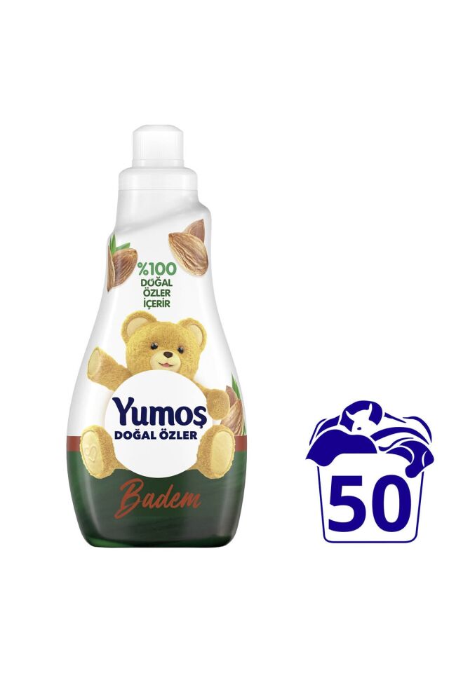 Yumoş Doğal Özler Konsantre Çamaşır Yumuşatıcı Badem 1200 ML