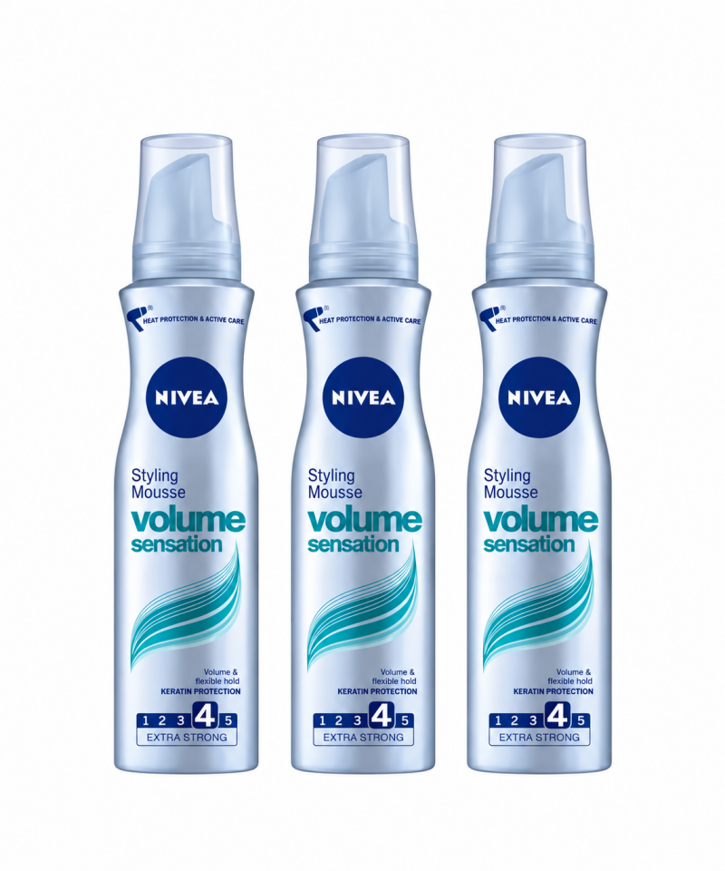 Hacim Veren Saç Köpüğü 150 ml X 3 Adet