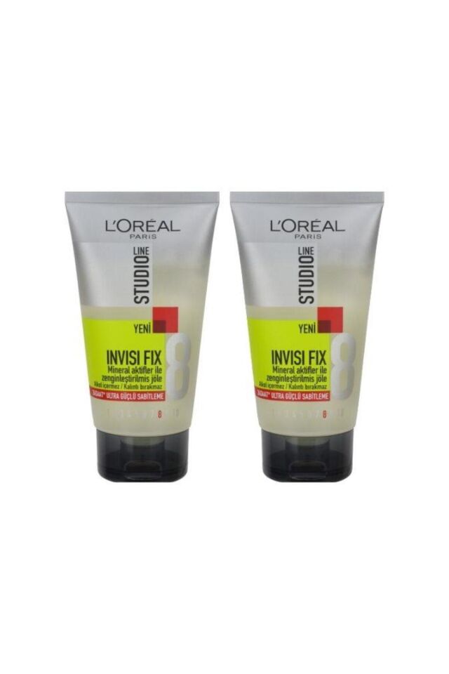 24 Saat Tutucu Güçlü Saç Jölesi - Studio Line Invisi Fix 150 Ml No: 8 2 adet