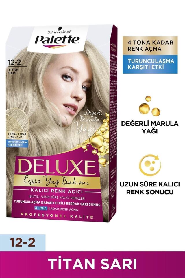 Deluxe Saç Boyası 12-2 Titan Sarı