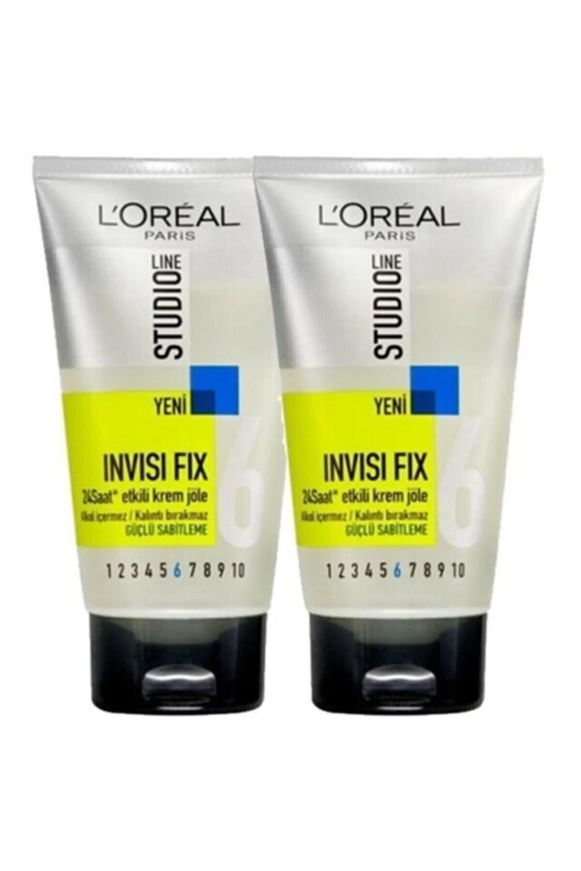 24 Saat Tutucu Güçlü Saç Jölesi - Studio Line Invisi Fix 150 Ml No: 6 X2 Adet