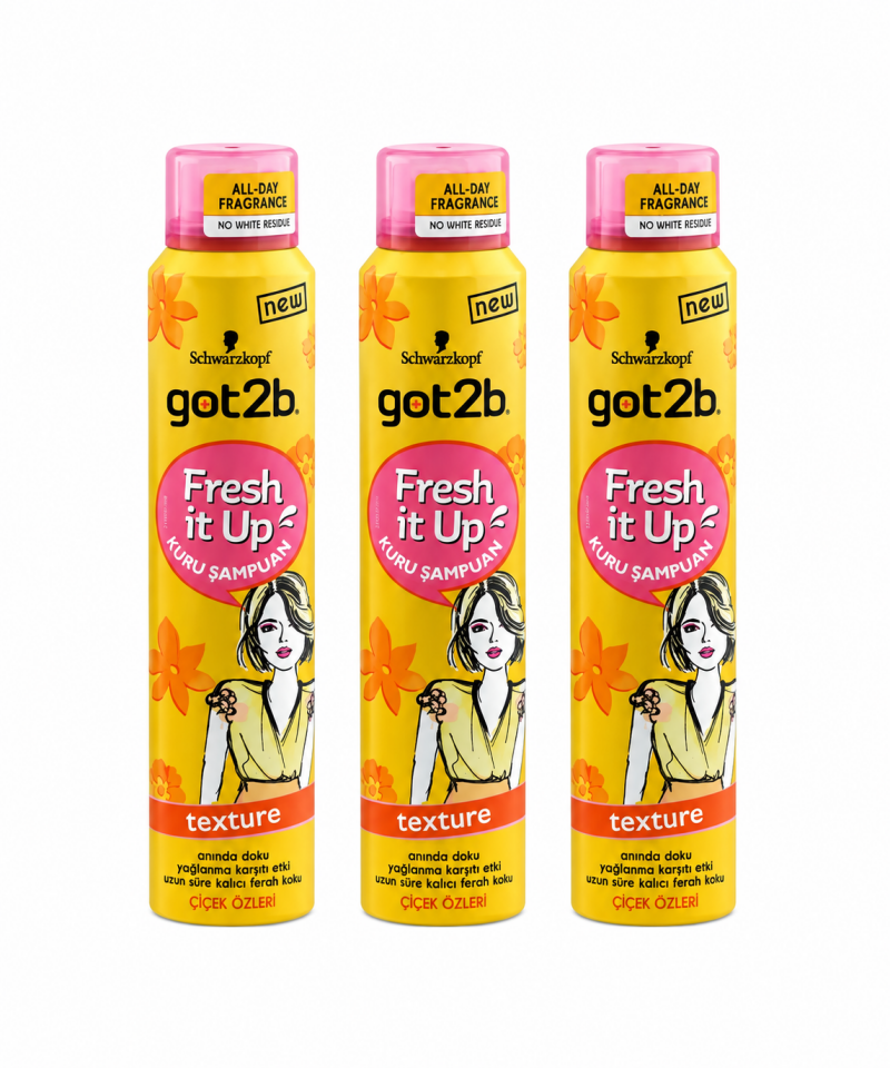 Fresh It Up Texture Kuru Şampuan 200 Ml X 3 Adet