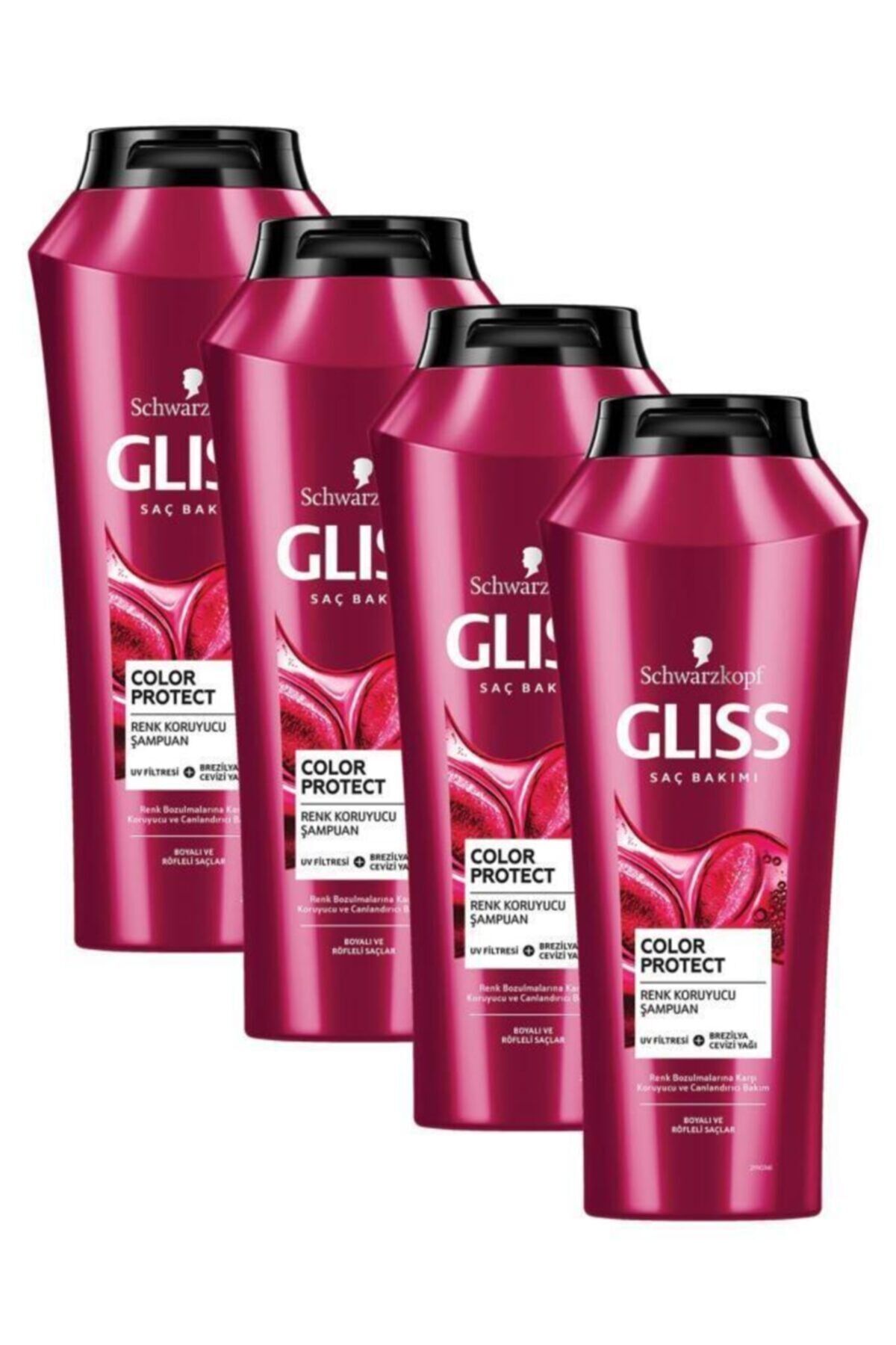 Color Protect Renk Koruyucu Ve Canlandırıcı Şampuan 500 ml 4'lü