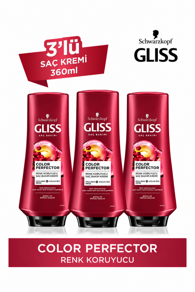 Color Perfector Renk Koruyucu Saç Kremi 360 Ml X 3 Adet
