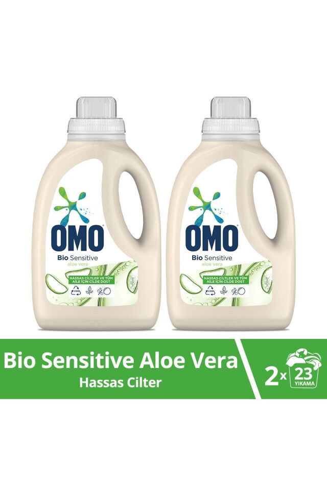 Bio Sensitive Sıvı Çamaşır Deterjanı Hipoalerjenik 1500 ml X2 Adet