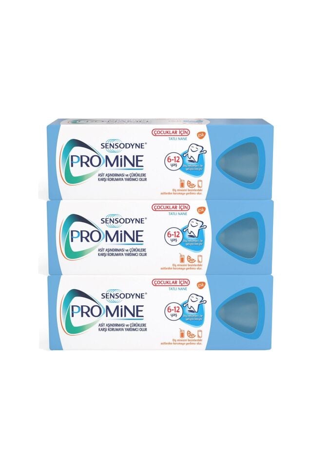 Promine Çocuk Diş Macunu 50 Ml X 3 Adet