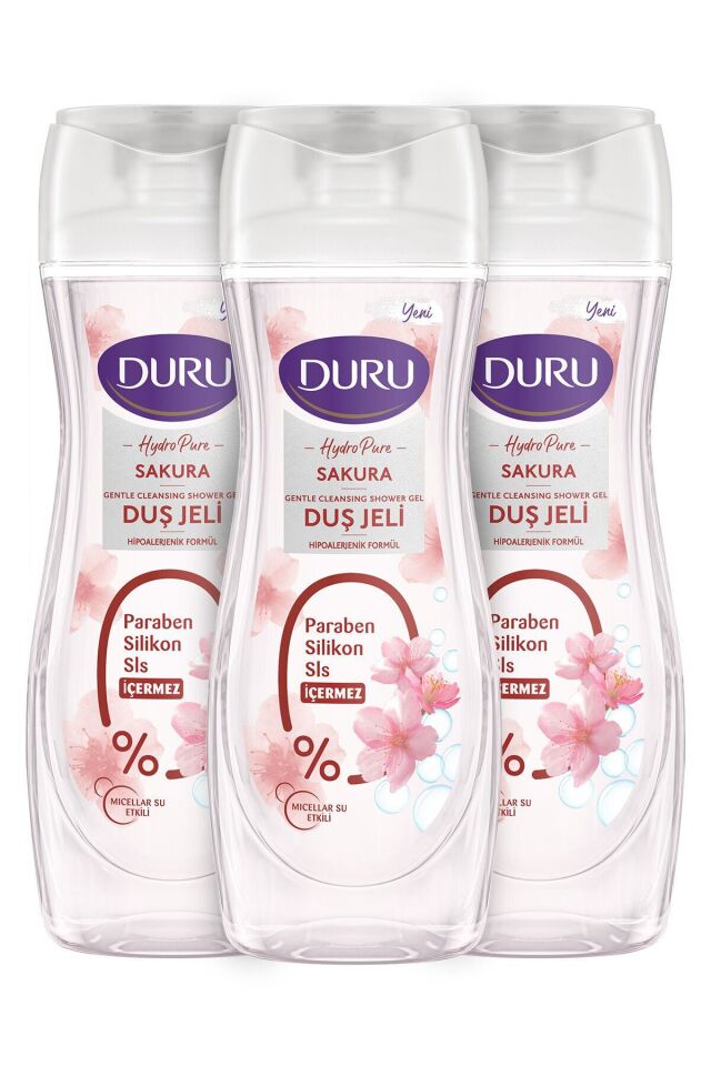 450 Ml Duş Jeli Sakura x3 Adet