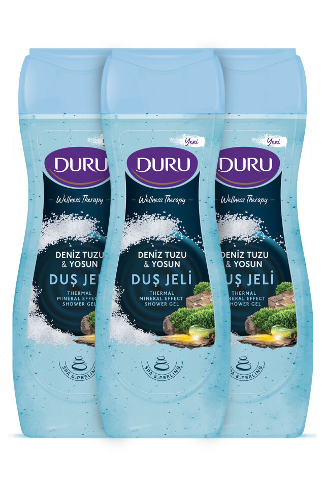 Wellness Therapy Deniz Tuzu & Yosun Duş Jeli 3x450ml