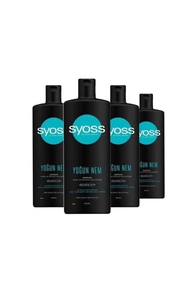 Syoss Yoğun Nem Şampuan 500 Ml X 4