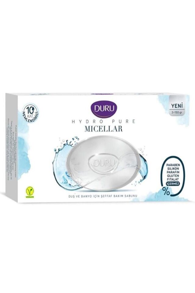 Hydro Pure Micellar 3 X 150 Gr. Kalıp Sabun X 4 Paket / 12 Kalıp Sabun