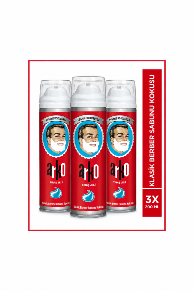 Efsane Tıraş Jeli 3x200 Ml