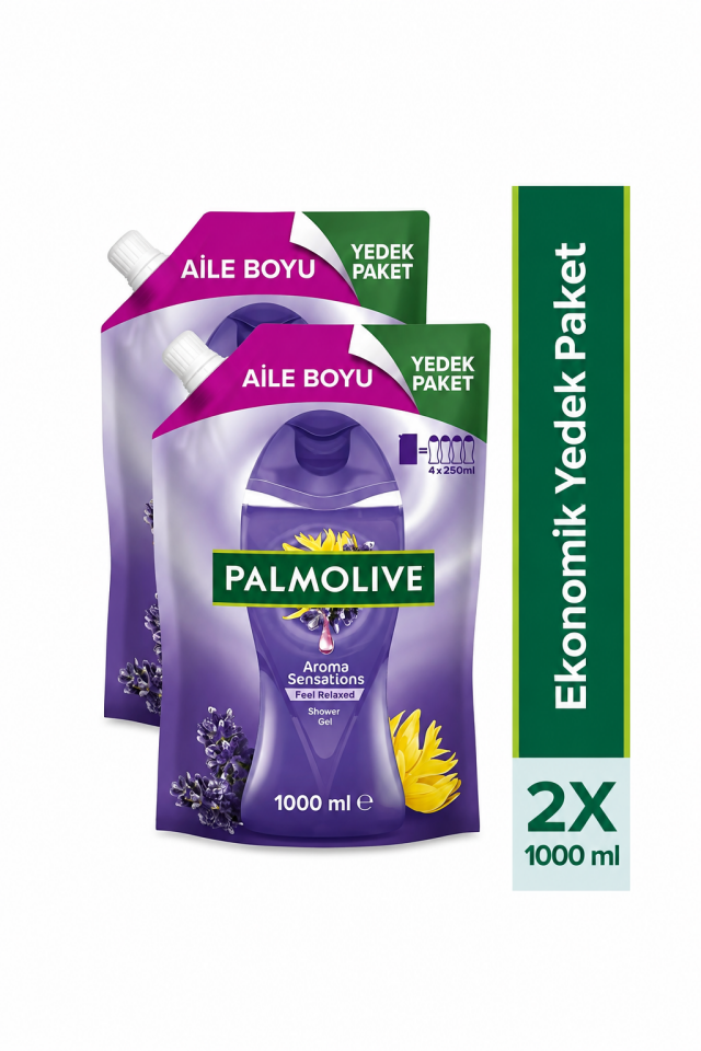 Aroma Sensations Feel Relaxed Aile Boyu Yedek Paket Duş Jeli 1000 ml x2