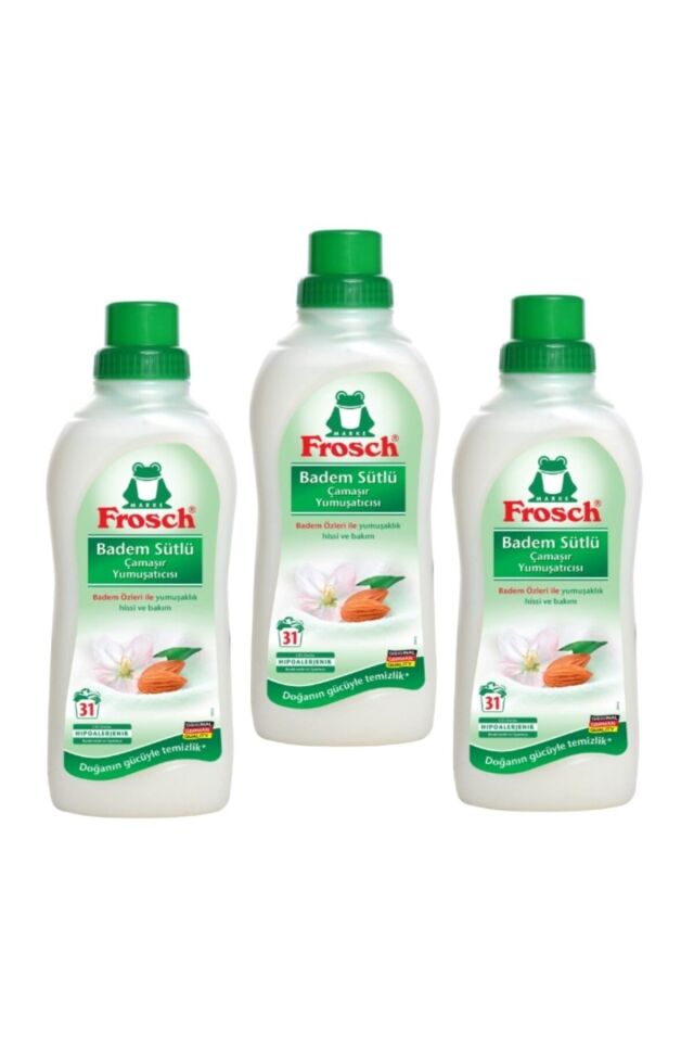 Badem Sütlü Çamaşır Yumuşatıcısı 750 ml x 3 Adet