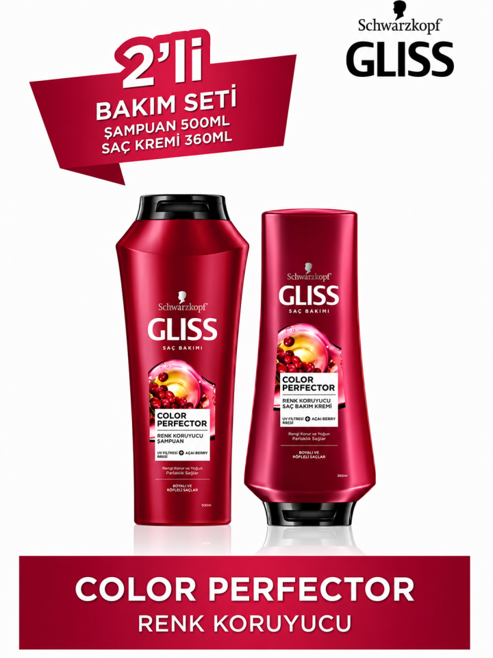 Color Perfector Renk Koruyucu Şampuan 500 ml + Color Perfector Saç Kremi 360 ml