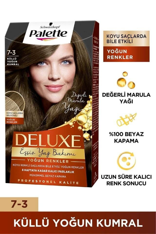 Saç Boyası 7-3 Küllü Yoğun Kumral 6281031271551
