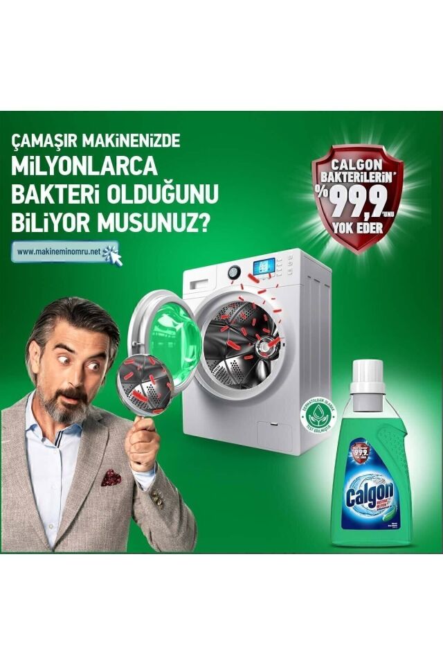 Ekstra Hijyen Çamaşır Makinesi Temizleyici, Kir Ve Kireç Önleyici Jel 750 ml